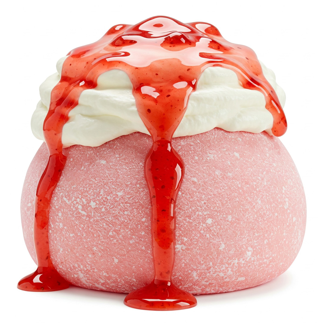 strawberry-mochi-with-whipped-cream-and-strawberry-syrup_dario-quaranta-neropop